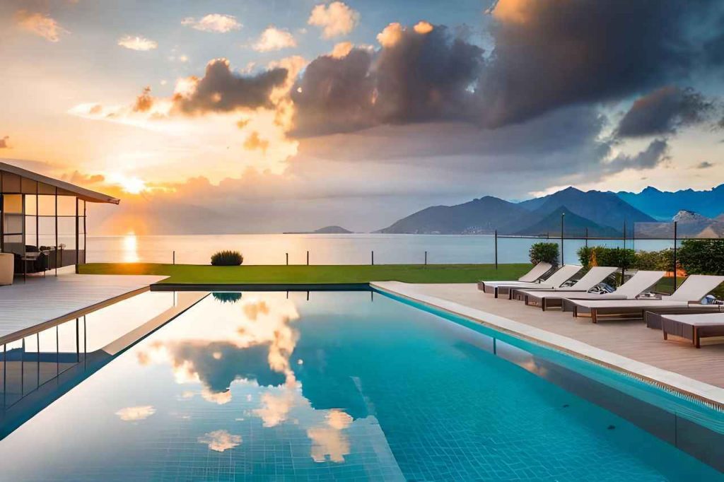 Une piscine très propre