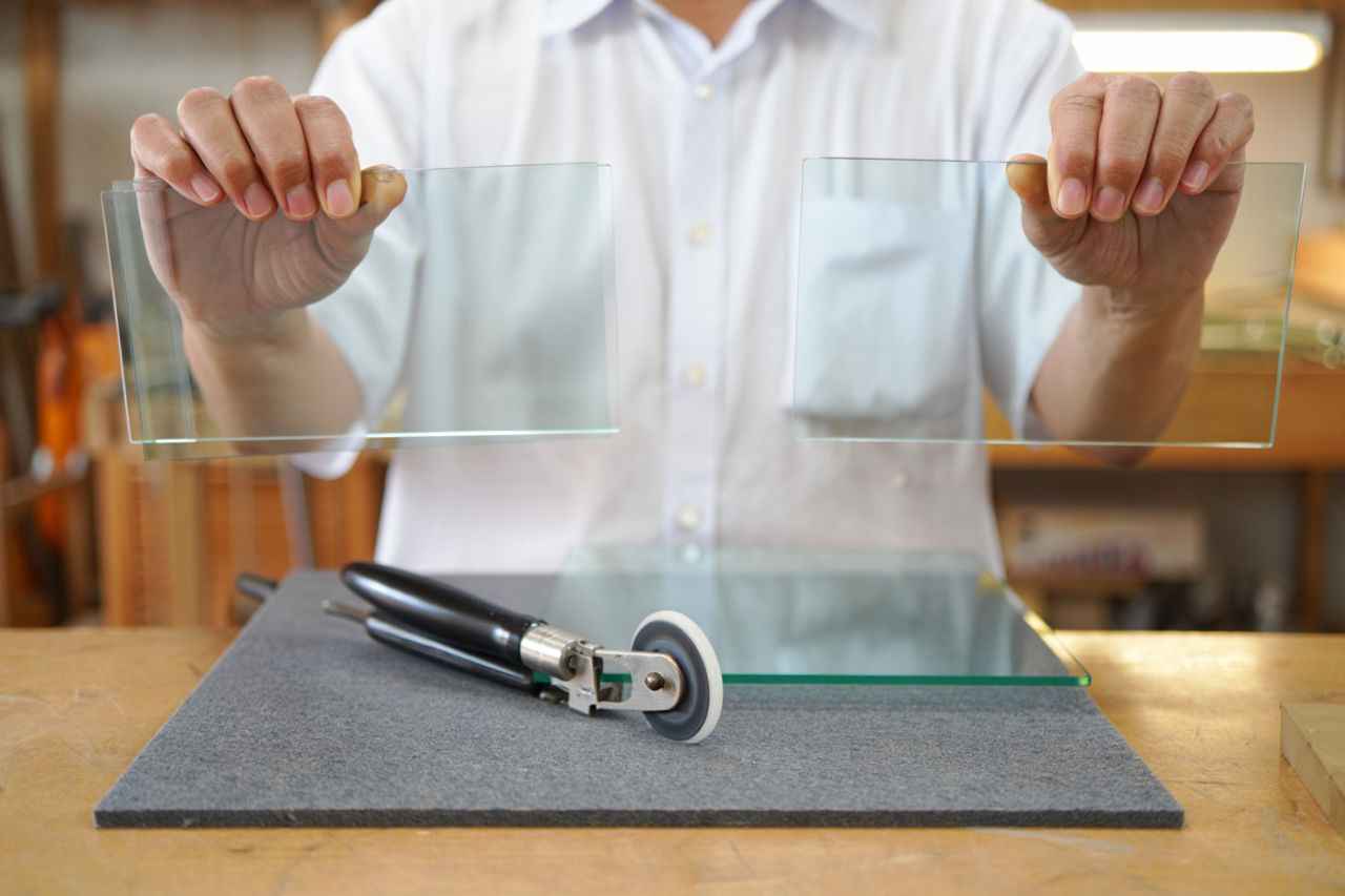 couper du verre sans danger