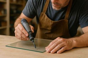 Couper du verre sans diamant, avec un Dremel