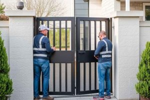 Installation et remplacement de portail alu