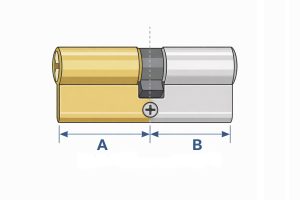 Changer un cylindre de serrure : mesurer précisément les dimensions
