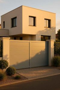 Portail en aluminium