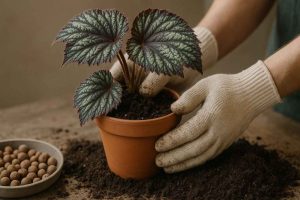 Rempotage du bégonia