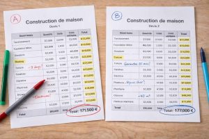 Comparer des devis de constructeur de maison
