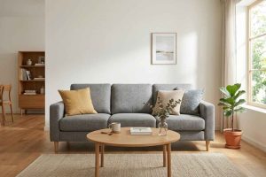 Comment choisir les dimensions de son canapé ? Découvrez nos conseils pour intégrer un canapé droit ou d'angle dans votre salon selon l'espace disponible
